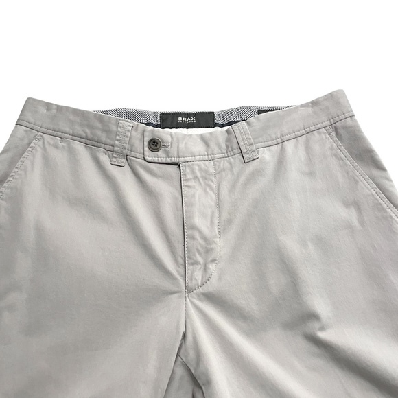 Brax Evans BX MT-WA Men’s Chino Pants 33x32 Gray Stretch Cotton Blend - Picture 4 of 11